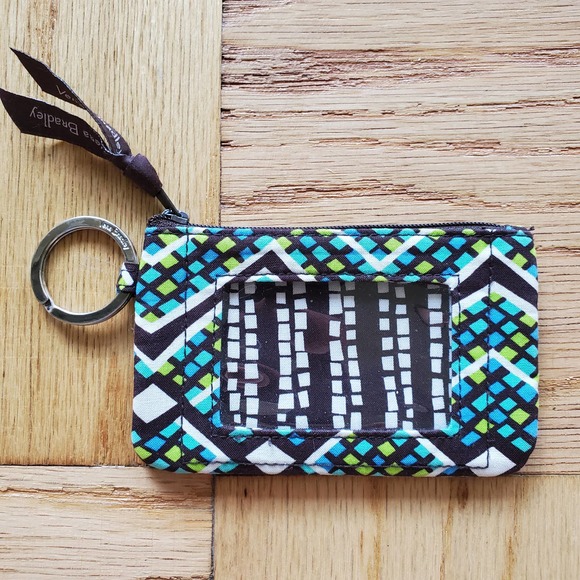 Vera Bradley Zip ID Case Rain Forest - Picture 2 of 3